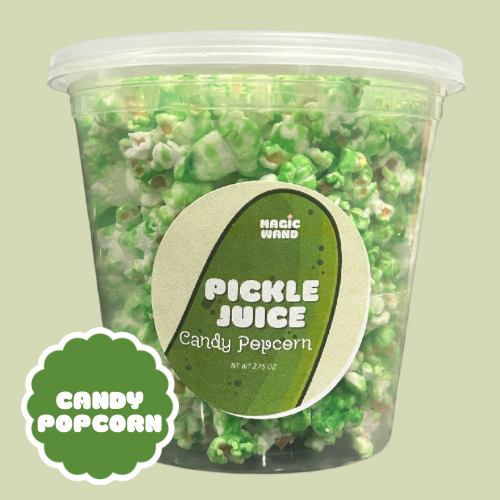 PICKLE JUICE CANDY POPCORN