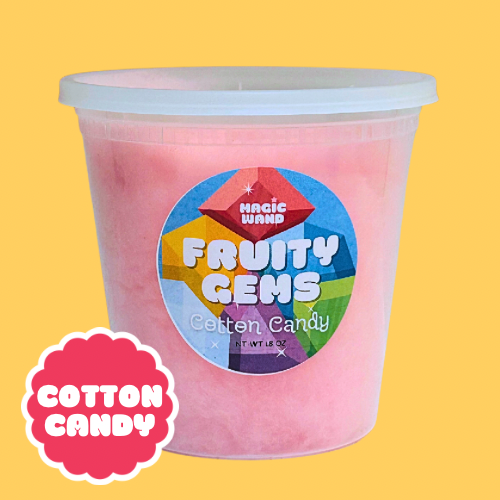 FRUITY GEMS - FRUITY CEREAL COTTON CANDY