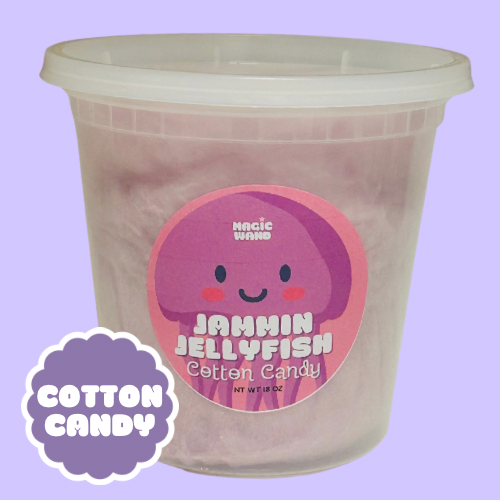 JAMMIN JELLYFISH - GRAPE COTTON CANDY
