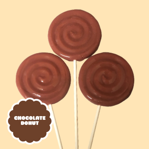 CHOCOLATE DONUT JUMBO LOLLIPOP