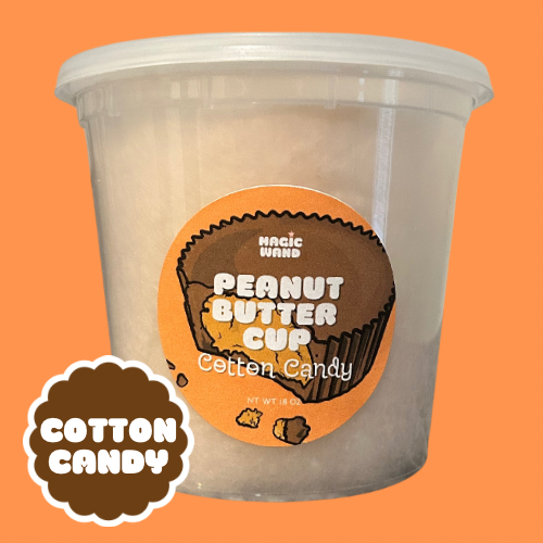 PEANUT BUTTER CUP COTTON CANDY