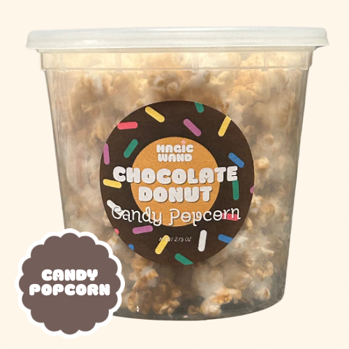 CHOCOLATE DONUT CANDY POPCORN