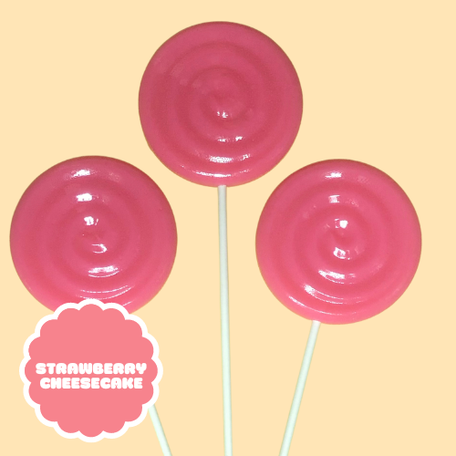STRAWBERRY CHEESECAKE JUMBO LOLLIPOP