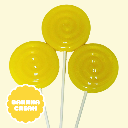 BANANA CREAM JUMBO LOLLIPOP