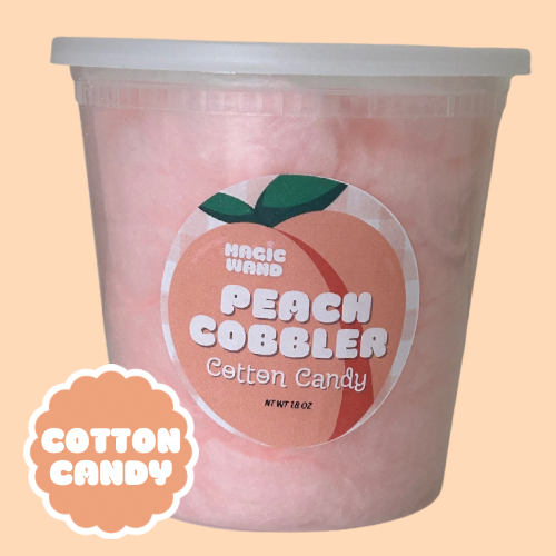 PEACH COBBLER COTTON CANDY