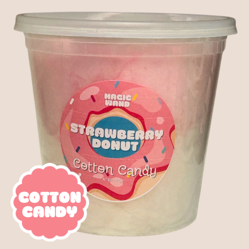 STRAWBERRY DONUT COTTON CANDY