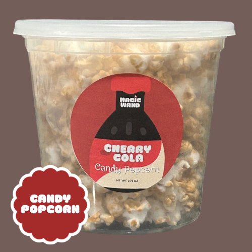 CHERRY COLA CANDY POPCORN