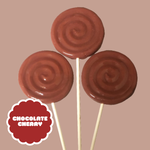 CHOCOLATE COVERED CHERRIES JUMBO LOLLIPOP