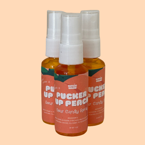 PUCKER UP PEACH SOUR SPRAY