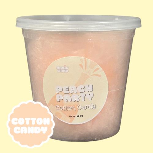 PEACH PARTY - PEACH CHAMPAGNE COTTON CANDY