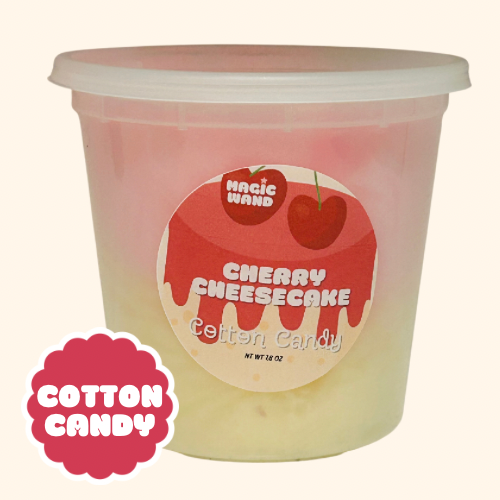 CHERRY CHEESECAKE COTTON CANDY
