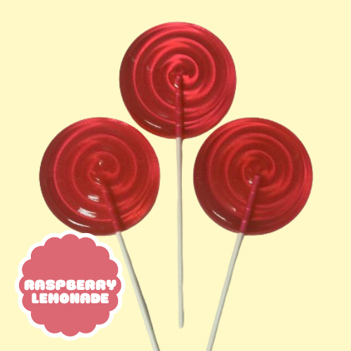 RASPBERRY LEMONADE JUMBO LOLLIPOP