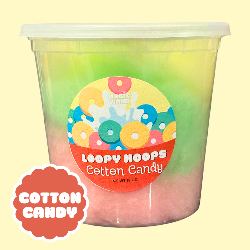 LOOPY HOOPS COTTON CANDY