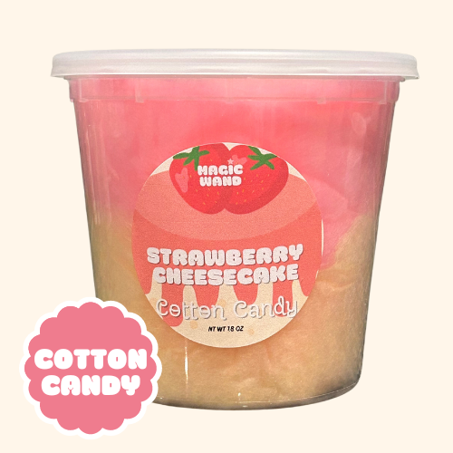 STRAWBERRY CHEESECAKE COTTON CANDY