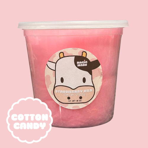 STRAWBERRY MILK COTTON CANDY